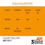 AK CLEAR YELLOW – STANDARD 17ml