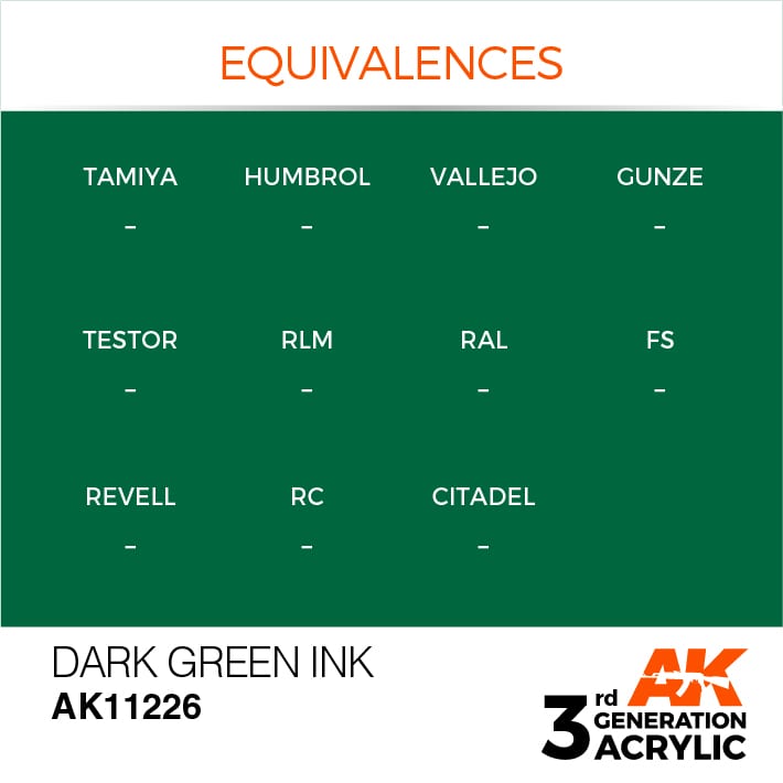 AK DARK GREEN – INK
