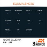 AK NIGHT BLUE – INK 17ml