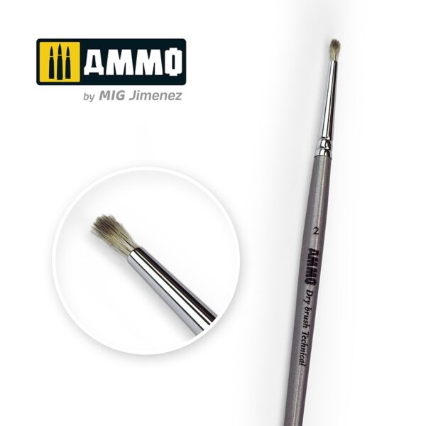 AMMO Drybrush 2 Technical Brush