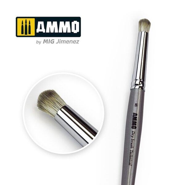 AMMO Drybrush 8 Technical Brush