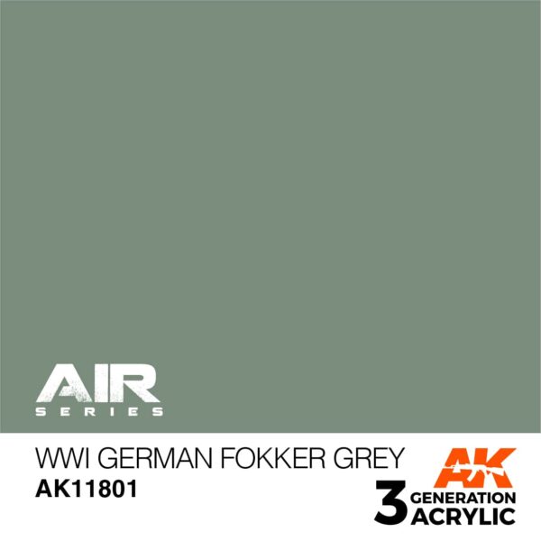 AK WWI GERMAN FOKKER GREY – AIR 17ml
