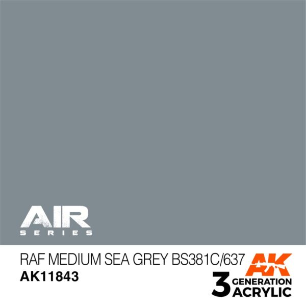 AK RAF MEDIUM SEA GREY BS381C/637 – AIR 17ml