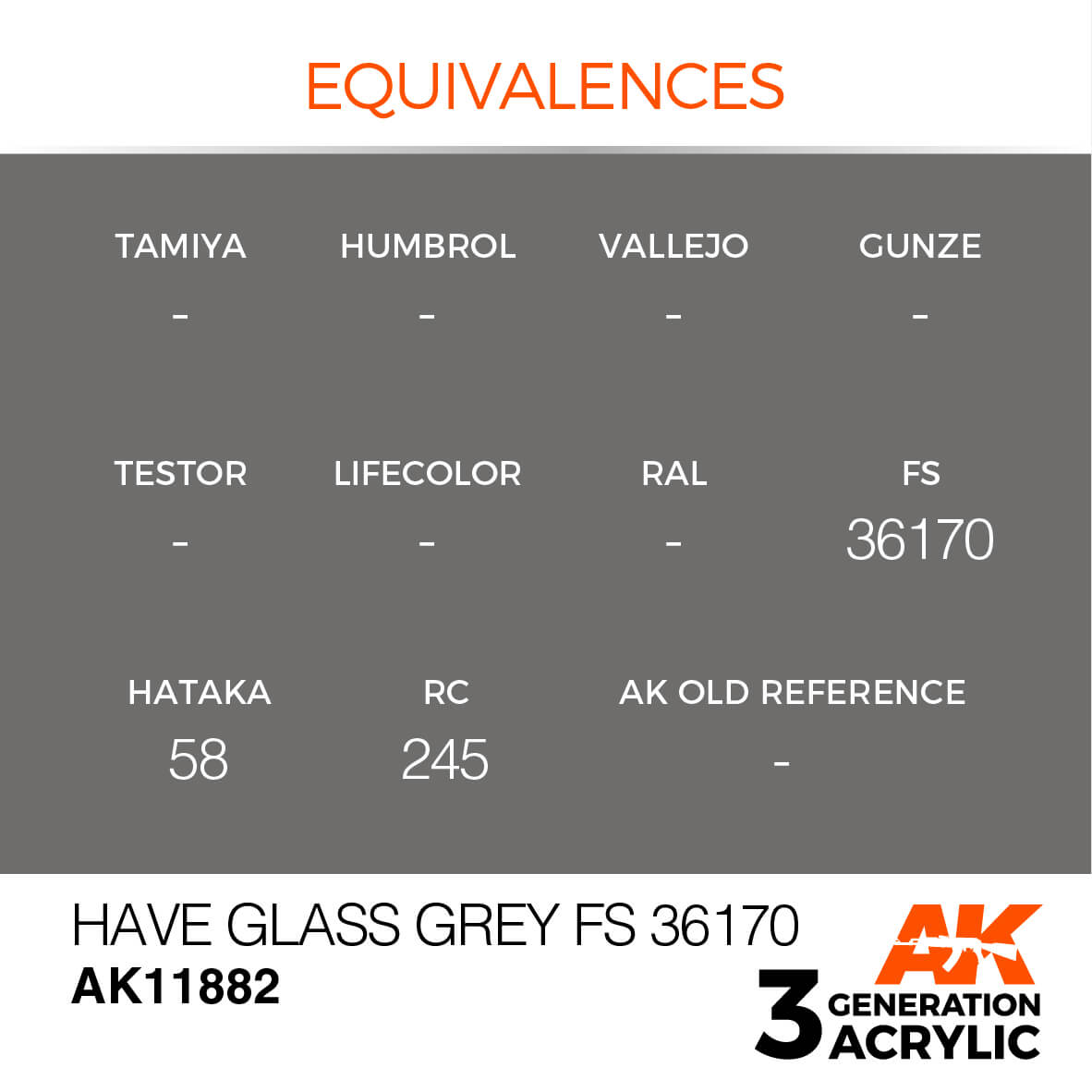 AK HAVE GLASS GREY FS 36170 – AIR 17ml