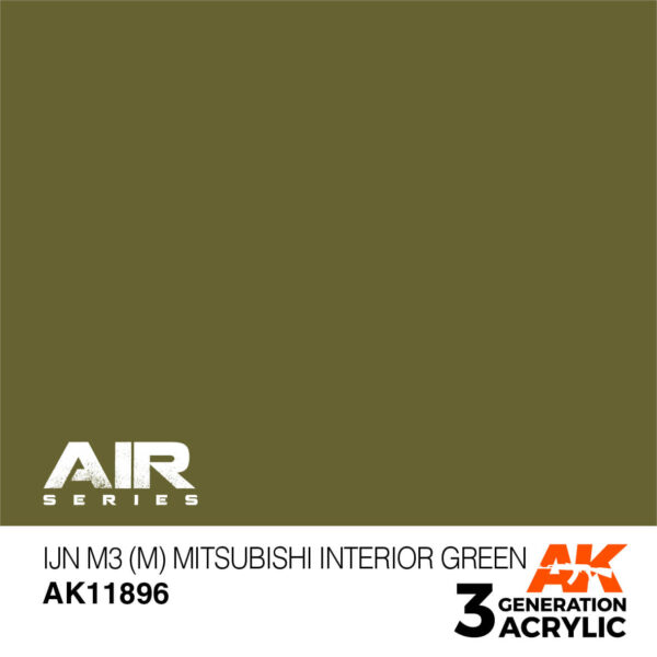 AK IJN M3 (M) MITSUBISHI INTERIOR GREEN – AIR 17ml