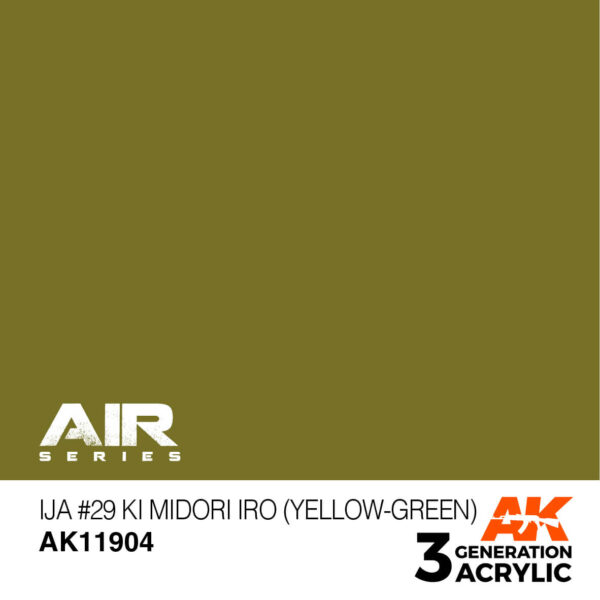 AK IJA #29 KI MIDORI IRO (YELLOW-GREEN) – AIR 17ml