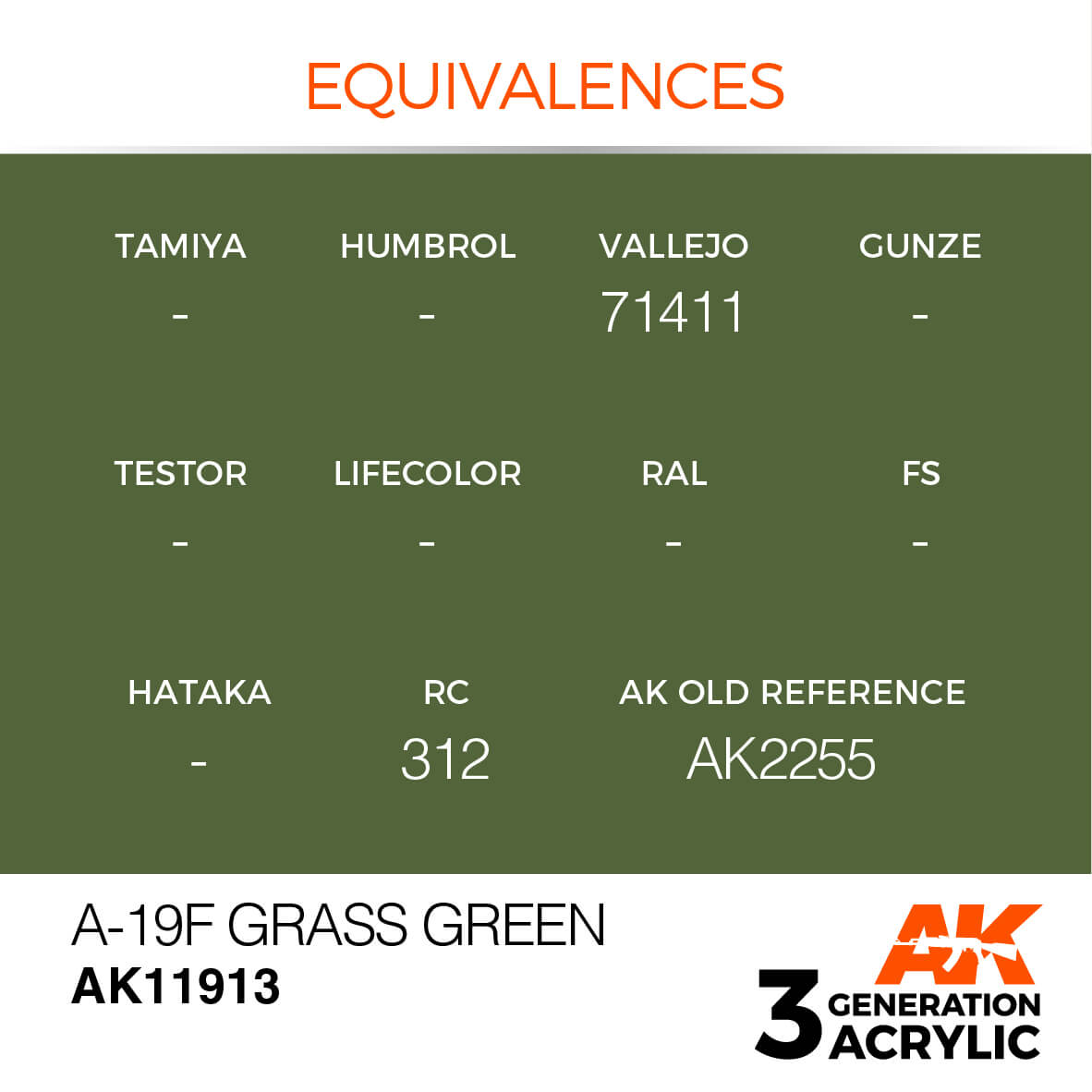 A-19F GRASS GREEN – AIR