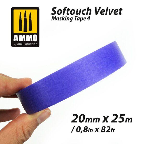 SOFTOUCH VELVET MASKING TAPE 4 (20mm X 25m)