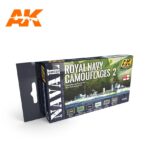 AK ROYAL NAVY CAMOUFLAGES 2 – NAVAL SERIES SET - ΑΚ ΣΕΤ ΑΚΡΥΛΙΚΩΝ ROYAL NAVY CAMOUFLAGES 2 – NAVAL SERIES SET (6Χ17ml)