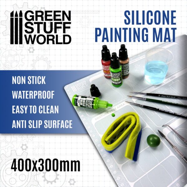 Silicone Painting Mat 400x300mm - Επιφάνεια Ζωγραφικής από Σιλικόνη 400x300mm