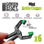 Mini hobby clamps x6 - Μίνι σφιγκτήρες χόμπι (6τεμ.)