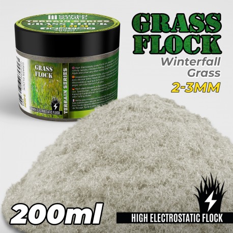 Static Grass Flock 2-3mm - WINTERFALL GRASS - 200 ml