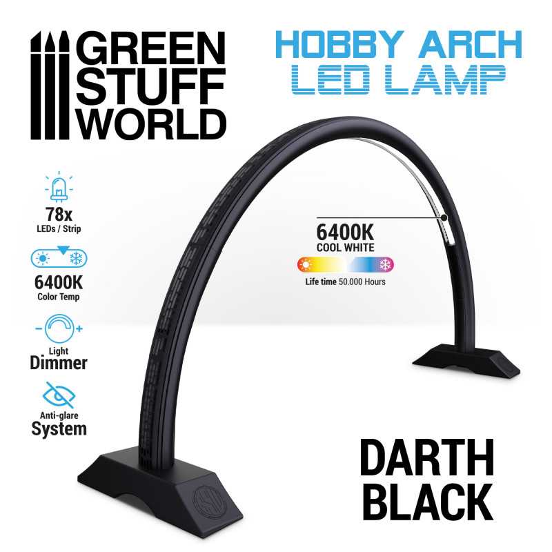 Hobby Arch LED Lamp (Darth Black) - Λάμπα LED Μοντελισμού σε Σχήμα Καμάρας (Μαύρο)