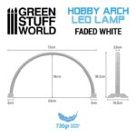 Hobby Arch LED Lamp (Faded White) - Λάμπα LED Μοντελισμού σε Σχήμα Καμάρας (Λευκό)