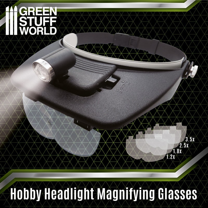 Headlight Magnifying Glasses - Φως Κεφαλής με Μεγεθυντικούς Φακούς