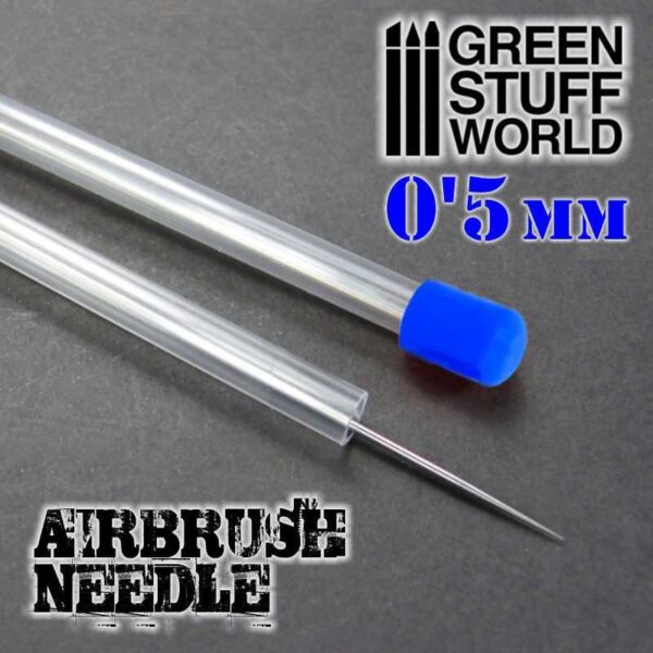 GSW Airbrush Needle 0.5mm - Ανταλλακτική Βελόνα 0.5mm για Αερογράφο Green Stuff World 0.5