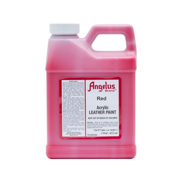 Angelus Leather Paint Red 472ml