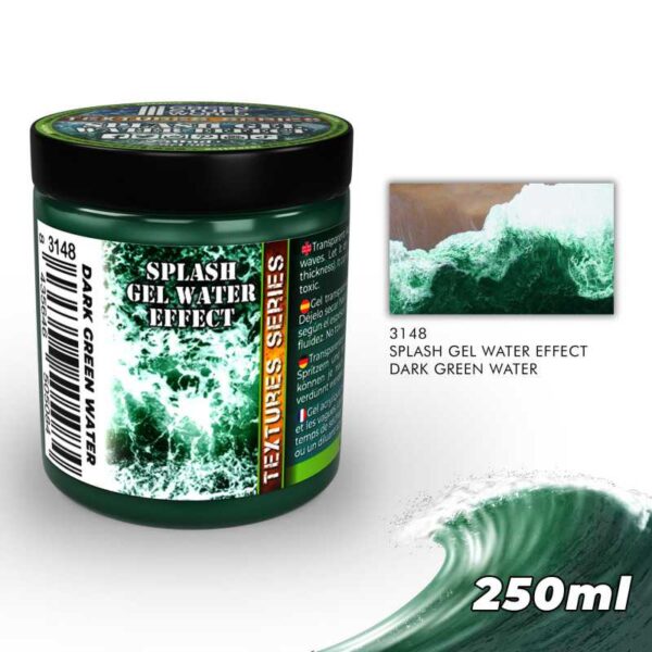 Water effect Gel (Dark Green) 250ml - Τζελ για Εφέ Νερού (Dark Green) 250ml