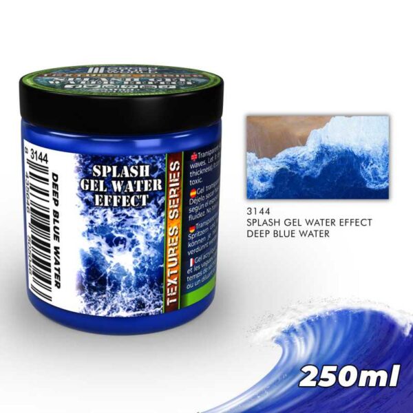 Water effect Gel (Deep Blue) 250ml - Τζελ για Εφέ Νερού (Deep Blue) 250ml
