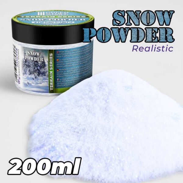 Model SNOW Powder / Σκόνη Χιονιού 200ml (Realistic)