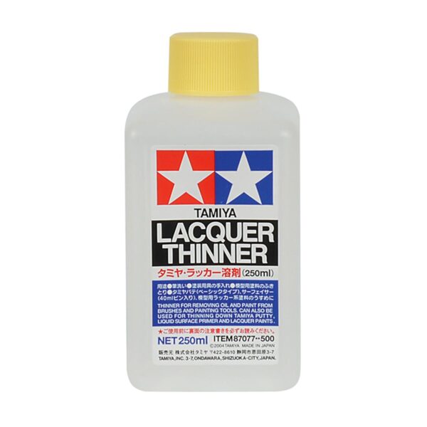 Tamiya Lacquer Thinner (250ml) - Διαλυτικό - Αραιωτικό Λάκας Tamiya (250ml)
