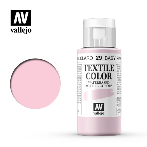 Vallejo Textile Color (BABY PINK 60ml) - Χρώμα Vallejo για ύφασμα (BABY PINK 60ml)