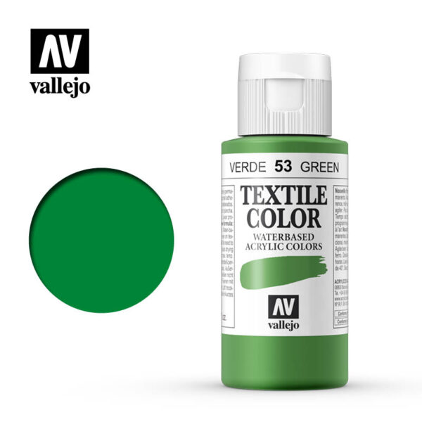 Vallejo Textile Color (GREEN 60ml) - Χρώμα Vallejo για ύφασμα (ΠΡΑΣΙΝΟ 60ml)