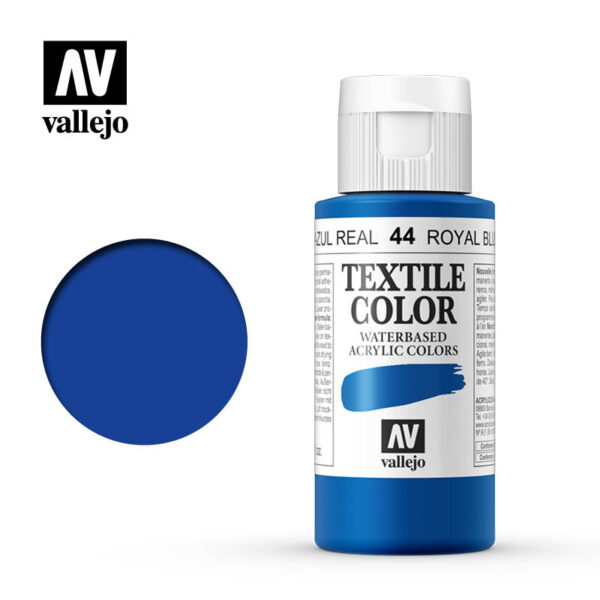 Vallejo Textile Color (ROYAL BLUE 60ml) - Χρώμα Vallejo για ύφασμα (ROYAL BLUE 60ml)