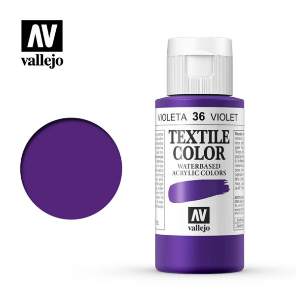Vallejo Textile Color (VIOLET 60ml) - Χρώμα Vallejo για ύφασμα (ΒΙΟΛΕΤΙ 60ml)