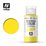 Vallejo Textile Color (YELLOW 60ml) - Χρώμα Vallejo για ύφασμα (ΚΙΤΡΙΝΟ 60ml)