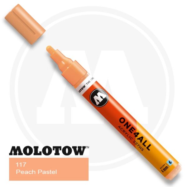 Molotow One4all Ακρυλικός Μαρκαδόρος 117 Peach Pastel (4mm)