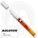 Molotow One4all Ακρυλικός Μαρκαδόρος 160 Signal White (2mm)