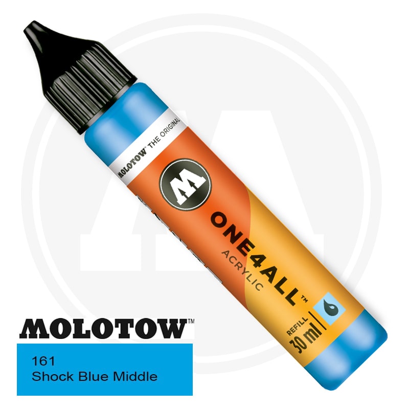 Molotow One4all Refill 30ml (161 Shock Blue Middle)