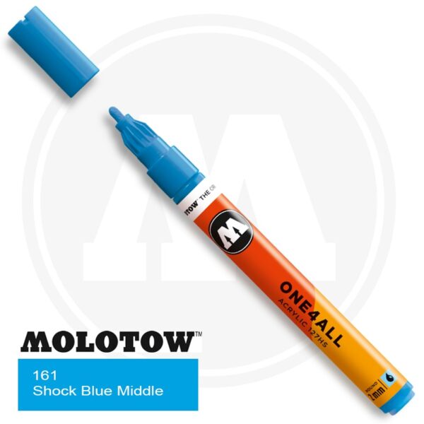 Molotow One4all Ακρυλικός Μαρκαδόρος 161 Shock Blue Middle (2mm)