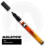 Molotow One4all Ακρυλικός Μαρκαδόρος 180 Signal Black (2mm)
