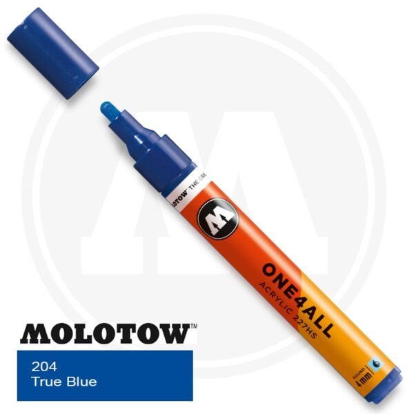 Molotow One4all Ακρυλικός Μαρκαδόρος 204 True Blue (4mm)