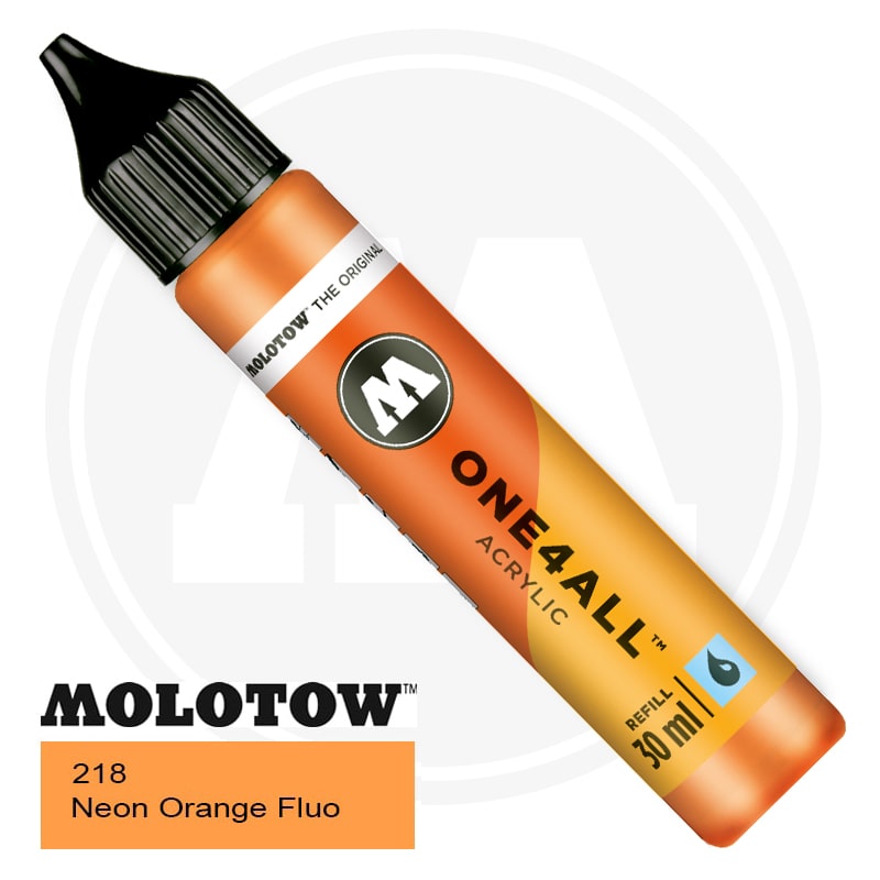 Molotow One4all Refill 30ml (218 Neon Orange Fluo)