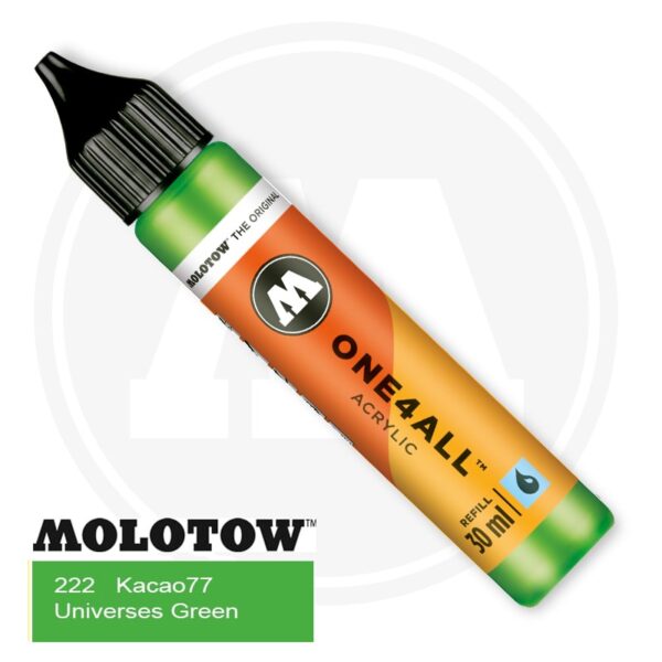 Molotow One4all Refill 30ml (222 Kacao77 Universes Green)