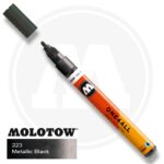 Molotow One4all Ακρυλικός Μαρκαδόρος 223 Metallic Black (2mm)