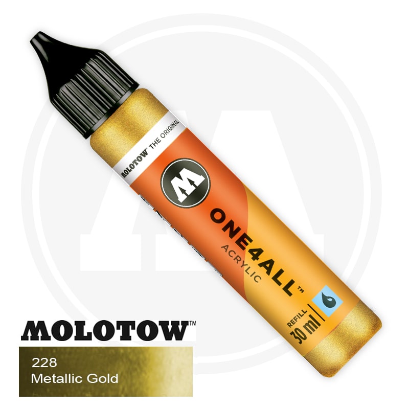 Molotow One4all Refill 30ml (228 Metallic Gold)