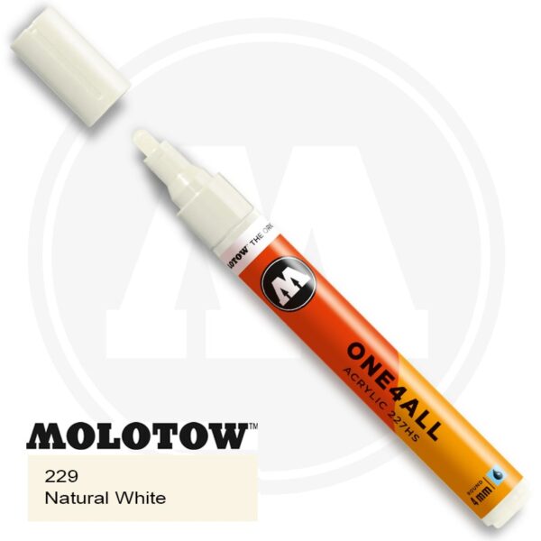 Molotow One4all Ακρυλικός Μαρκαδόρος 229 Nature White (4mm)