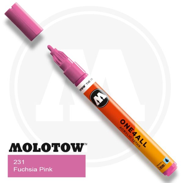 Molotow One4all Ακρυλικός Μαρκαδόρος 231 Fuchsia Pink (2mm)