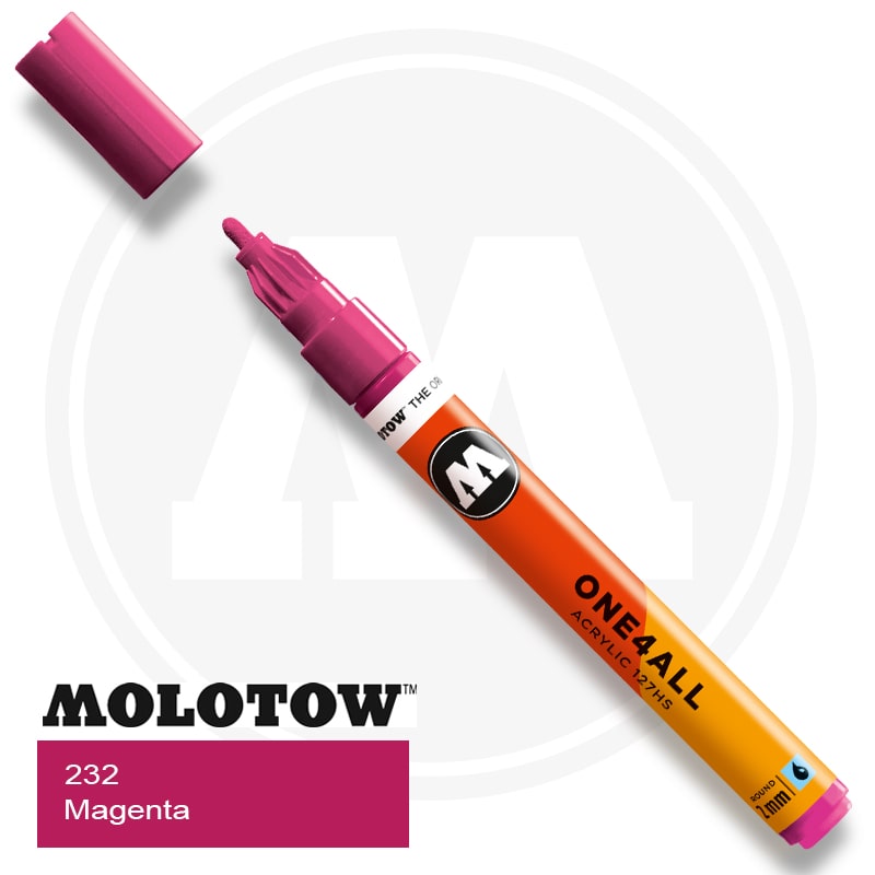 Molotow One4all Ακρυλικός Μαρκαδόρος 232 Magenta (2mm)