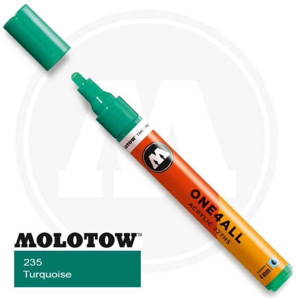 Molotow One4all Ακρυλικός Μαρκαδόρος 235 Turquoise (4mm)