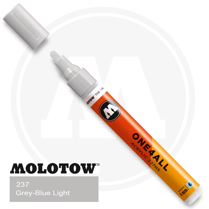 Molotow One4all Ακρυλικός Μαρκαδόρος 237 Grey Blue Light (4mm)