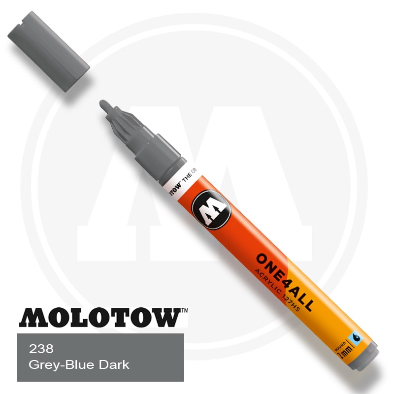 Molotow One4all Ακρυλικός Μαρκαδόρος 238 Grey Blue Dark (2mm)