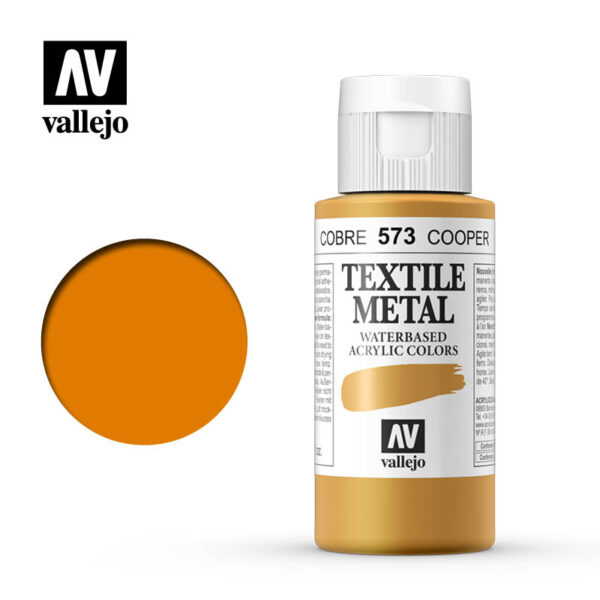 Vallejo Textile Color (COPPER 60ml) - Χρώμα Vallejo για ύφασμα (COPPER 60ml)