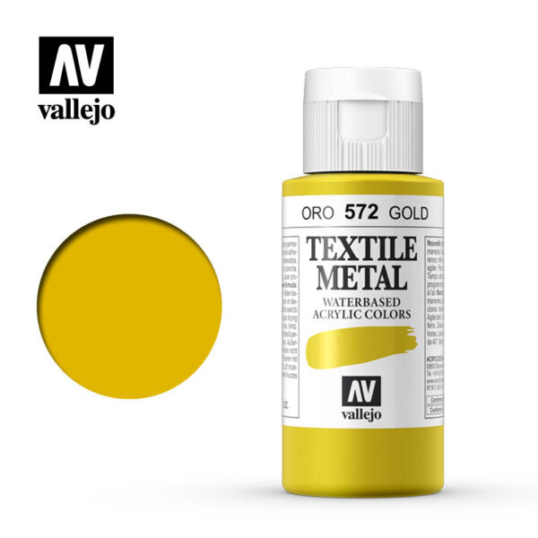 Vallejo Textile Color (GOLDEN YELLOW 60ml) - Χρώμα Vallejo για ύφασμα (GOLDEN YELLOW 60ml)