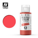 Vallejo Textile Color (RED 60ml) - Χρώμα Vallejo για ύφασμα (ΚΟΚΚΙΝΟ 60ml)