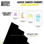 Maxx Darth Backdrop for Portable Lightbox Studio - Εξαιρετικά Μαύρο Φόντο για το Lightbox Φορητό Στούντιο Φωτογράφισης